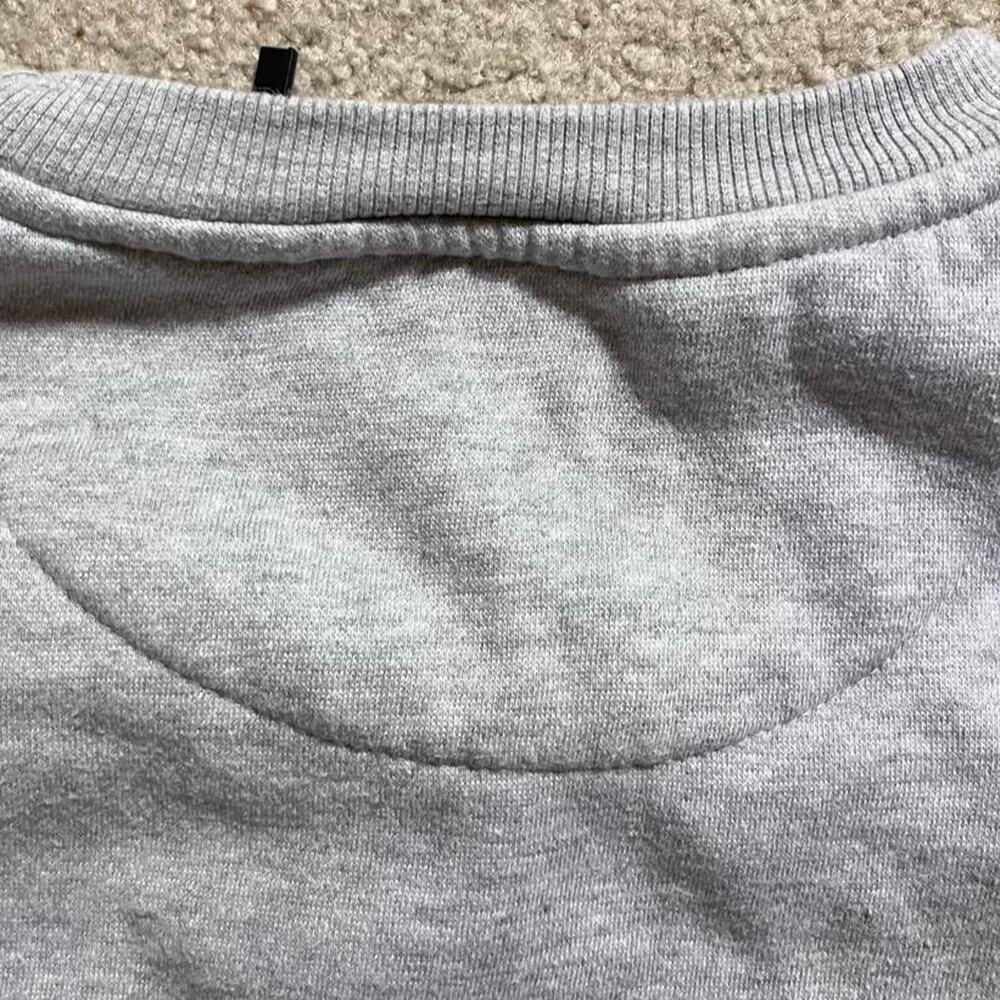 London England UK Flag Crewneck Sweatshirt Mens XL Gray Graphic British Souvenir - Picture 6 of 7